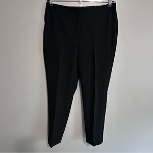 Chico’s Slim Fit Pants Size 1  (8) Black Straight Leg Stretch Dress Pants